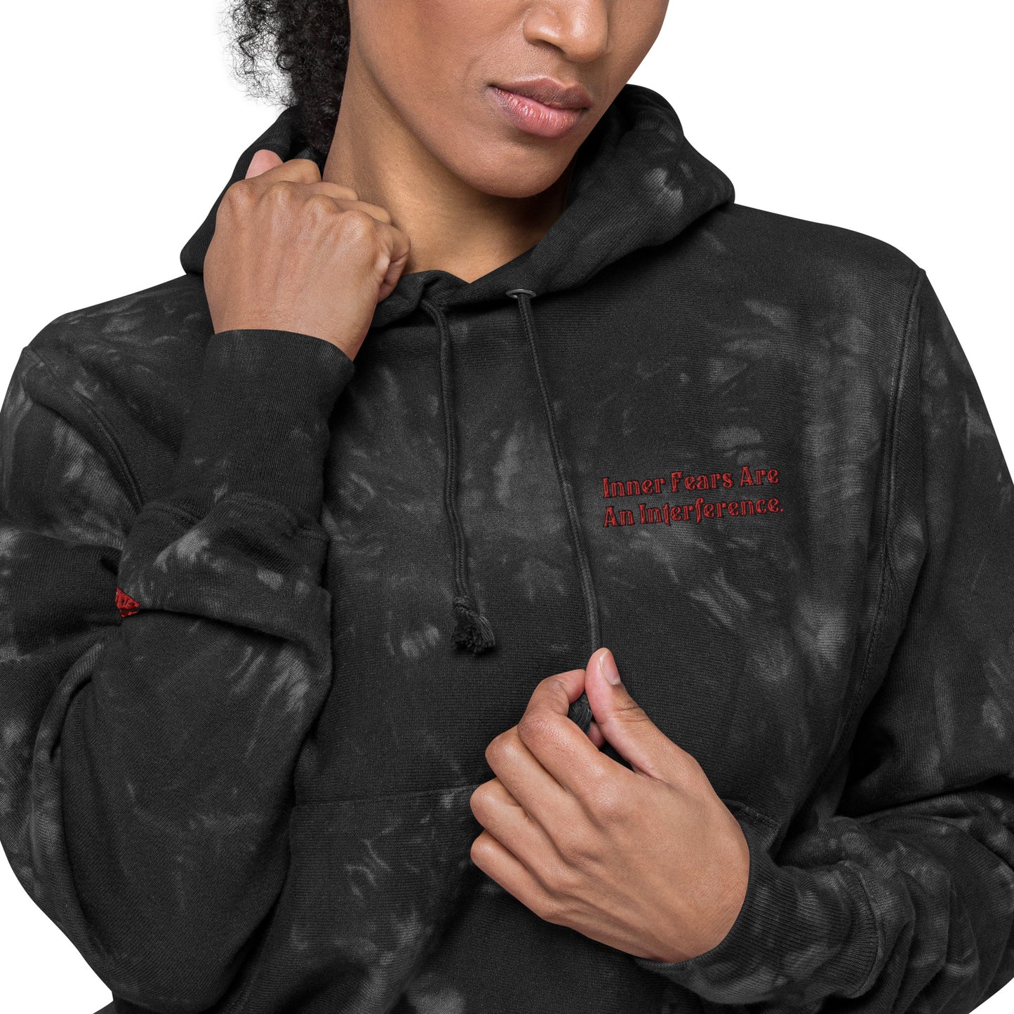 Inner Fears Unisex Champion Tie-dye Hoodie