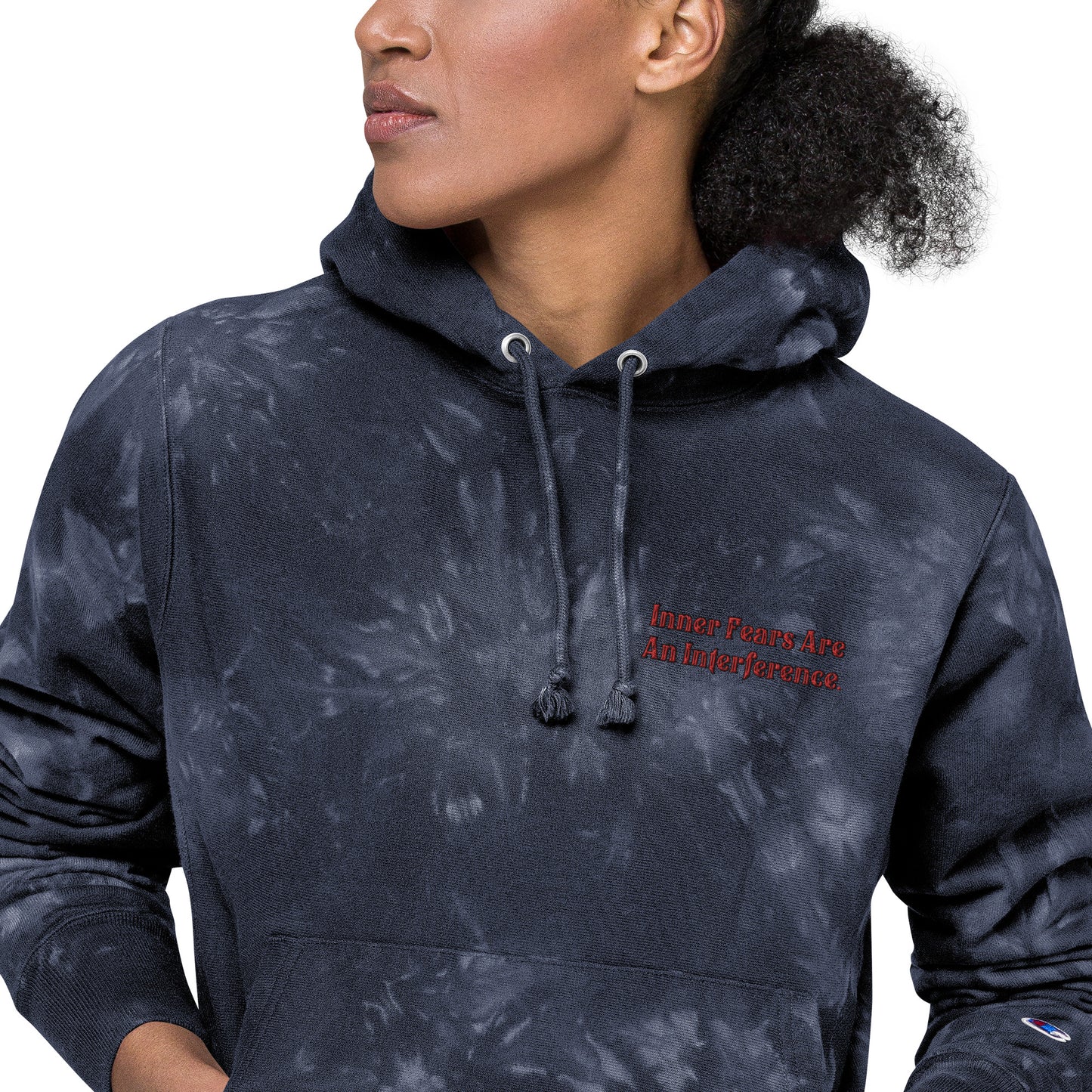 Inner Fears Unisex Champion Tie-dye Hoodie