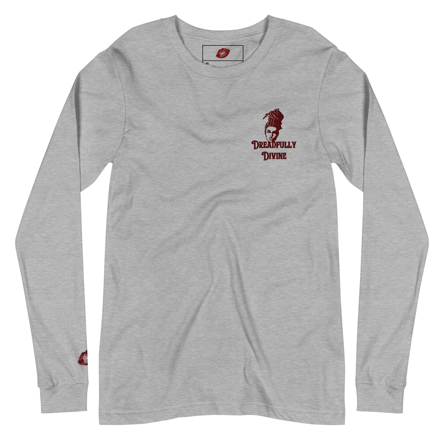 DD Woman #2 (Maroon) Unisex Long Sleeve Tee