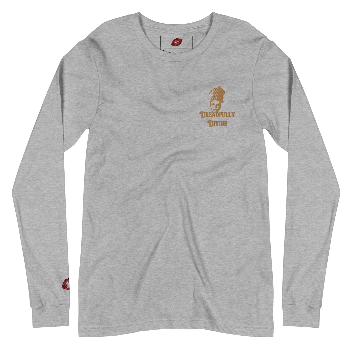 DD Woman #2 (Gold) Embroidered Unisex Long Sleeve Tee