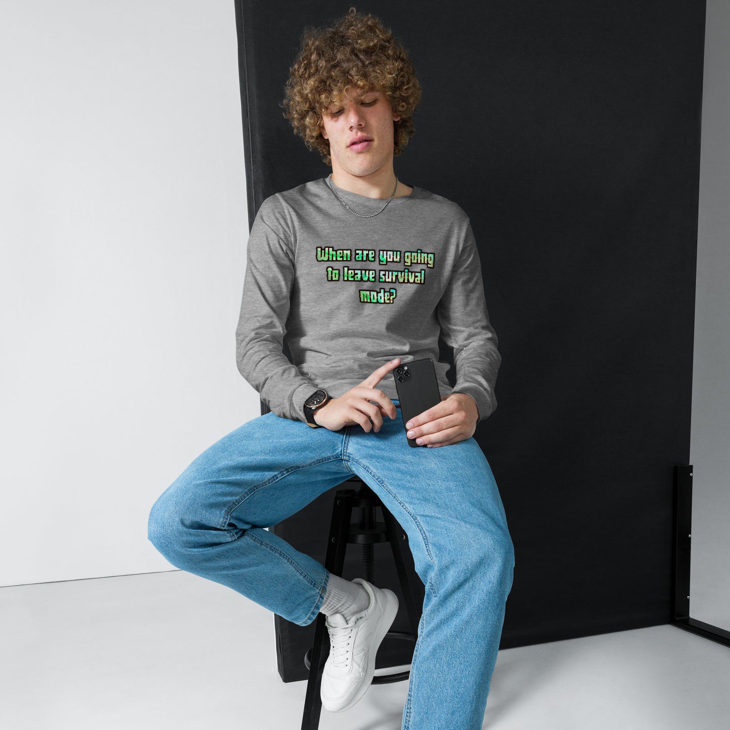 Survival Mode Unisex Long Sleeve Tee