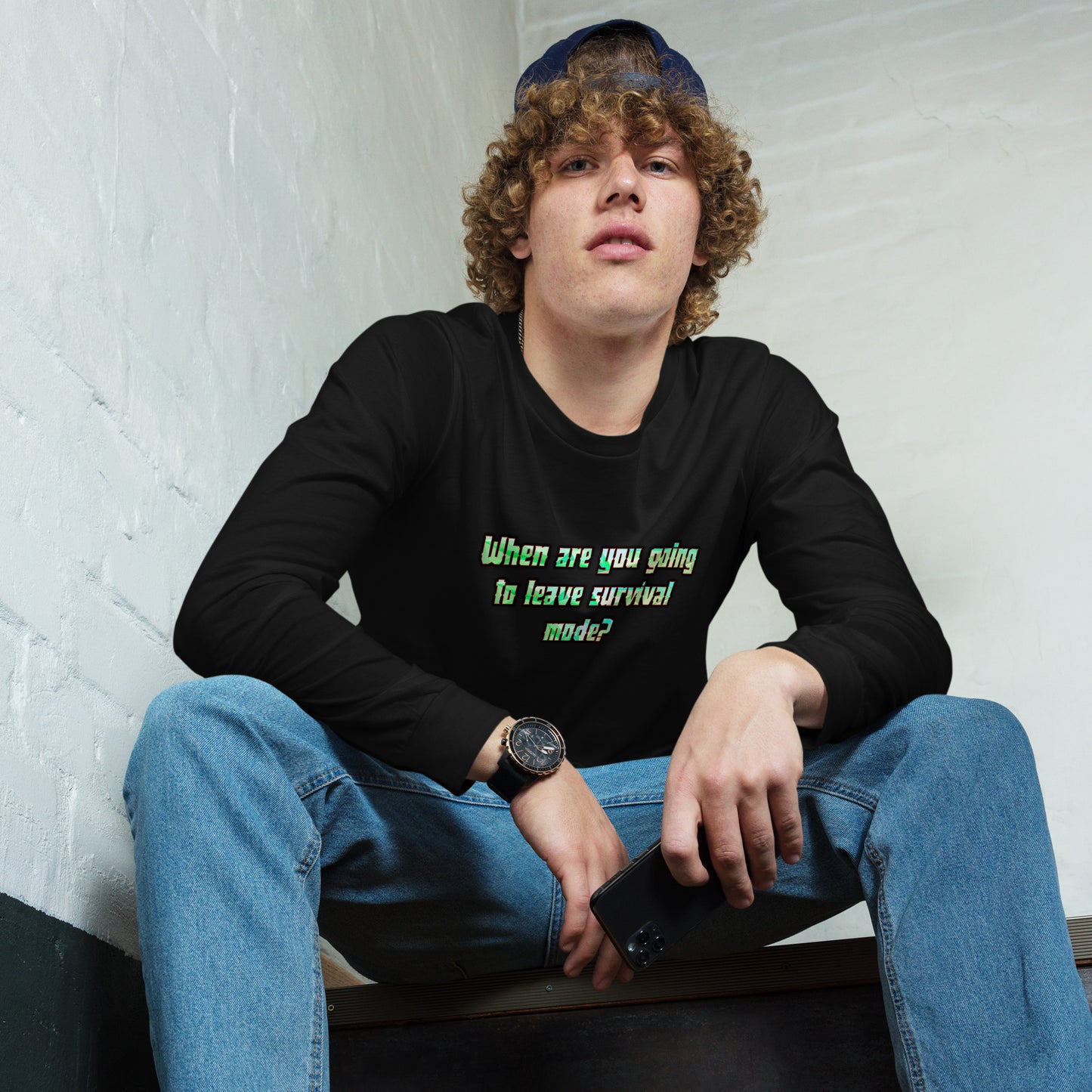 Survival Mode Unisex Long Sleeve Tee