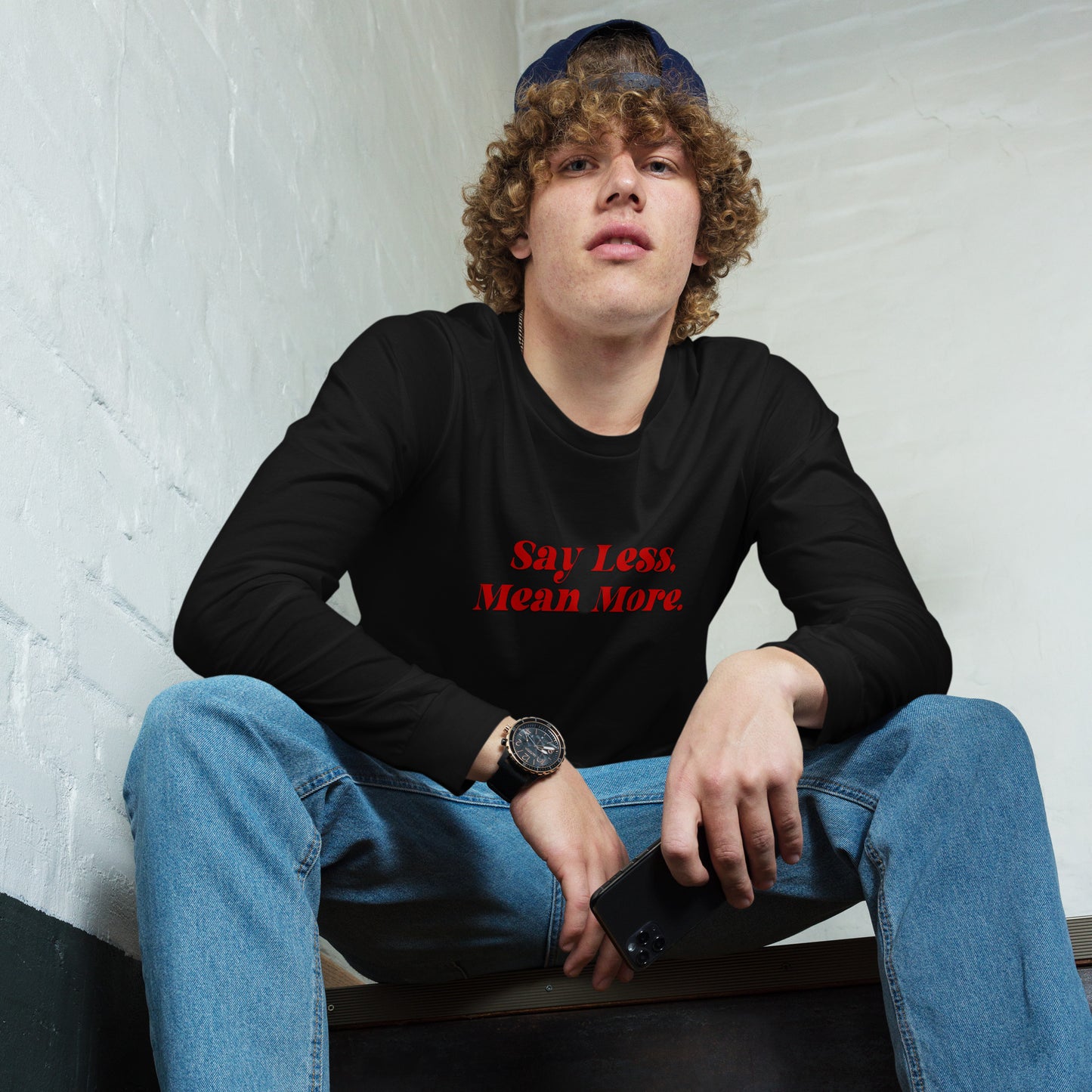 Say Less Unisex Long Sleeve Tee