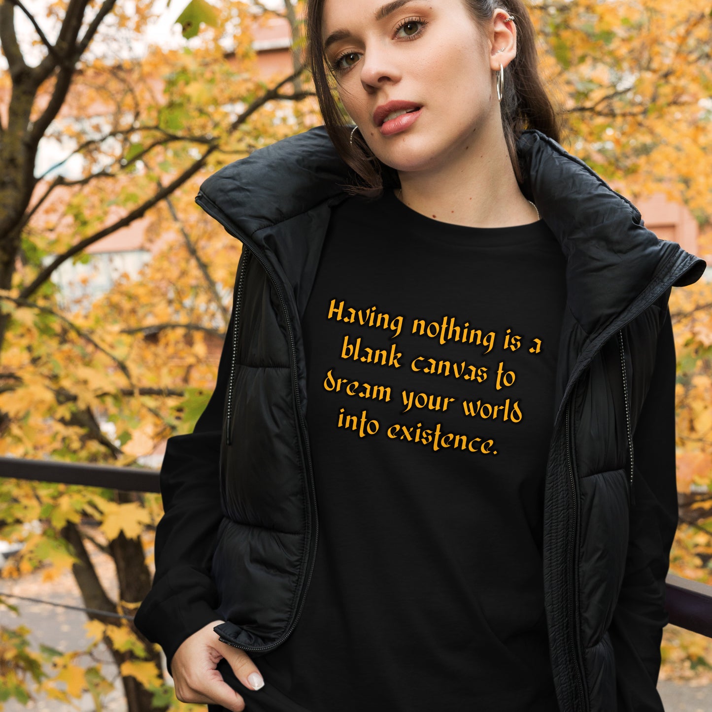 Blank Canvas (Gold) Unisex Long Sleeve Tee