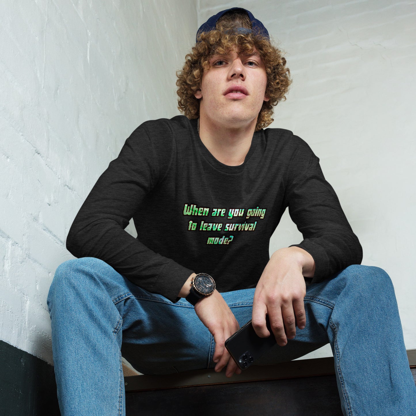 Survival Mode Unisex Long Sleeve Tee