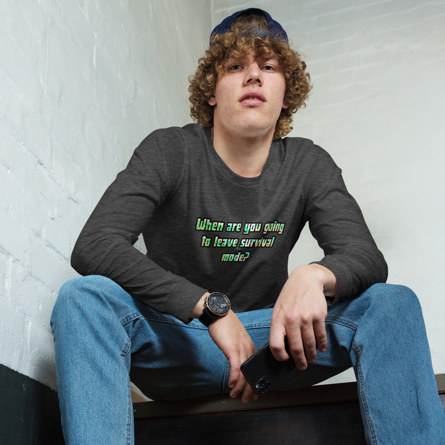 Survival Mode Unisex Long Sleeve Tee