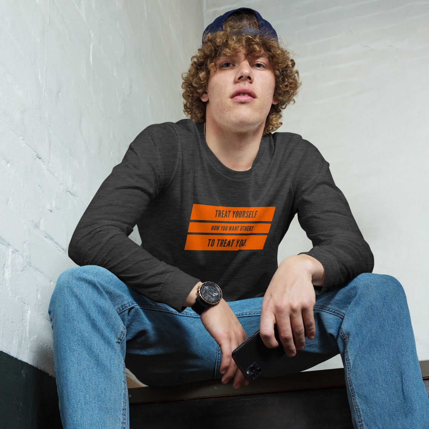 Treat Yourself Unisex Long Sleeve Tee