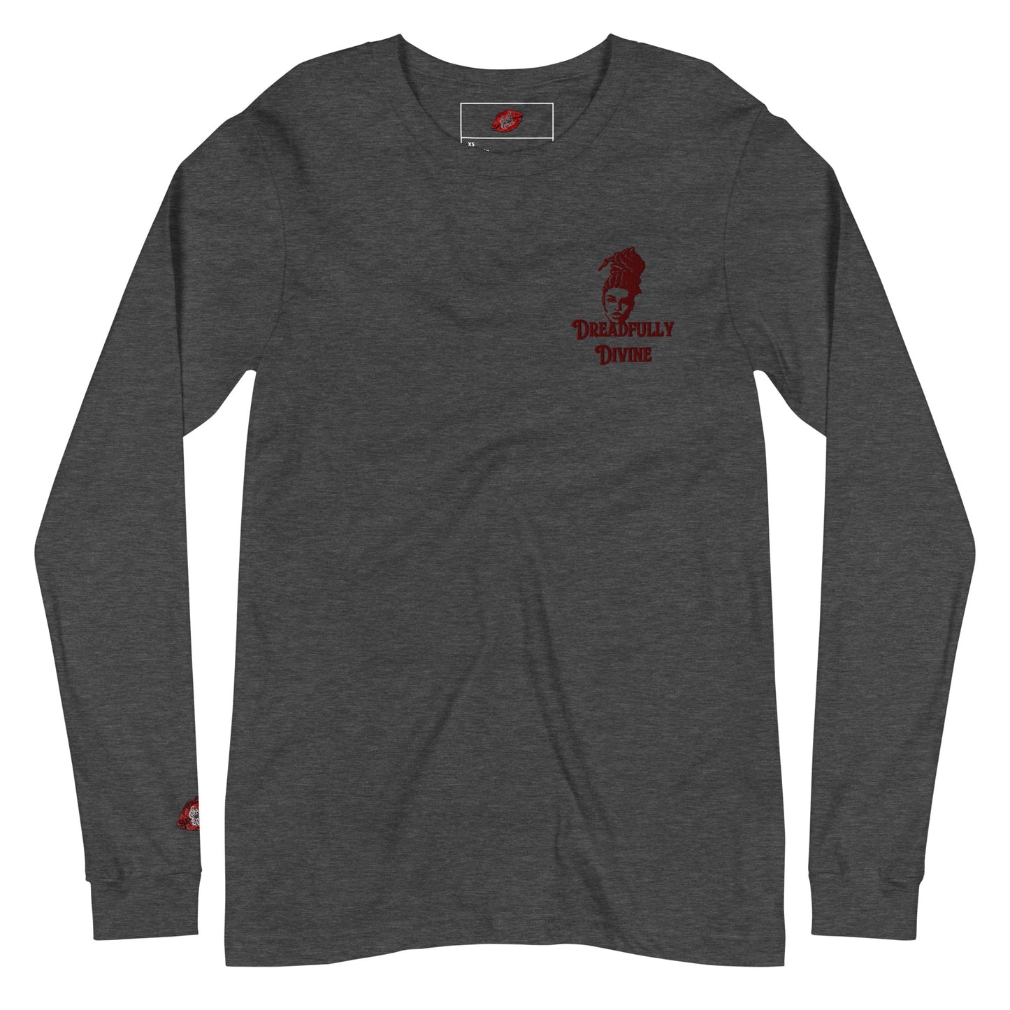 DD Woman #2 (Maroon) Unisex Long Sleeve Tee