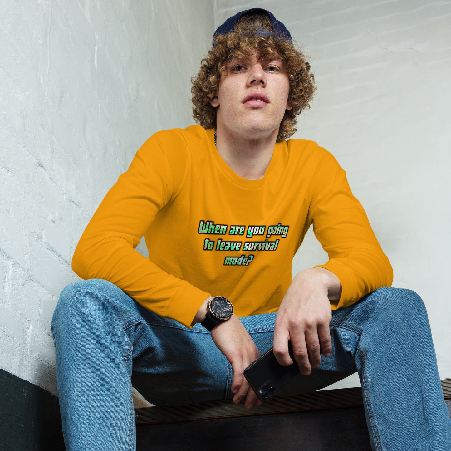 Survival Mode Unisex Long Sleeve Tee