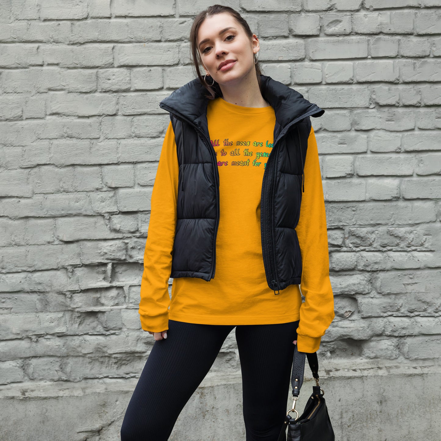 All The Noes Unisex Long Sleeve Tee
