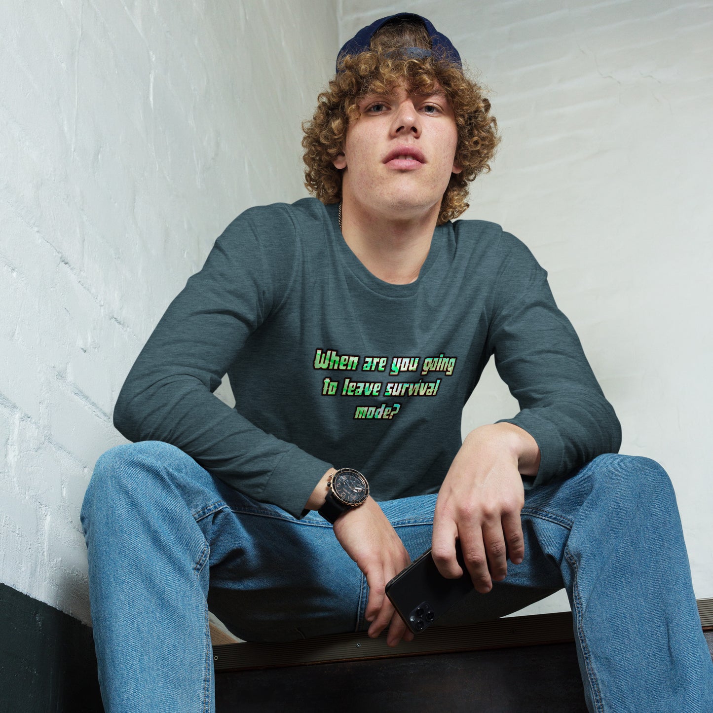 Survival Mode Unisex Long Sleeve Tee