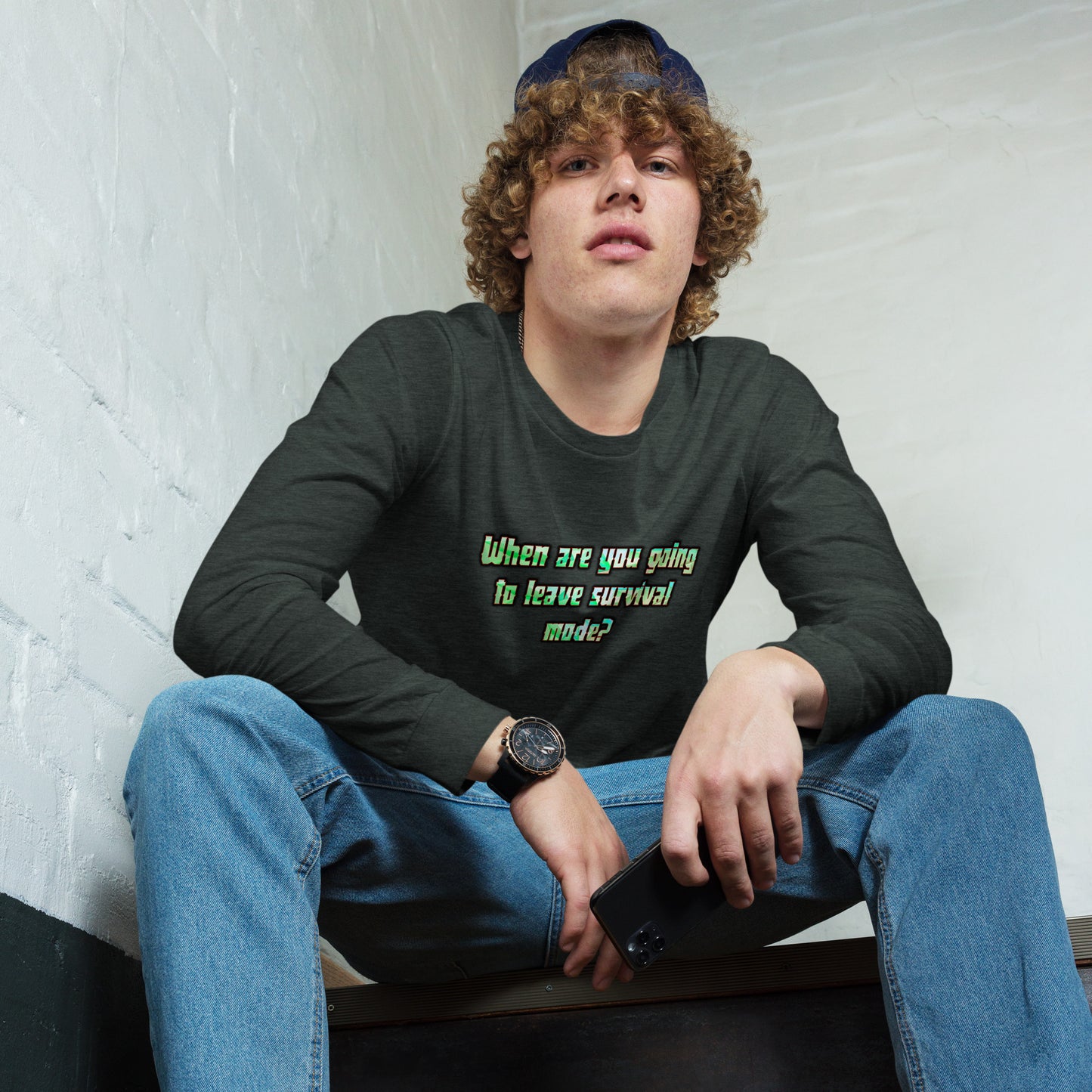 Survival Mode Unisex Long Sleeve Tee