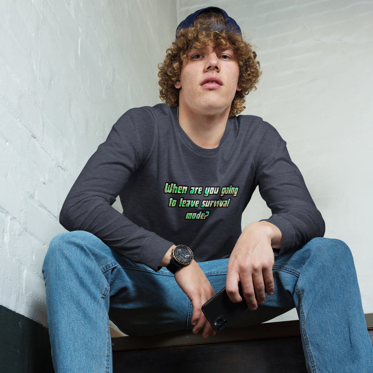 Survival Mode Unisex Long Sleeve Tee