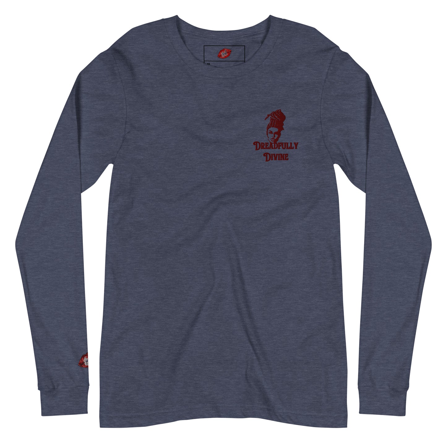 DD Woman #2 (Maroon) Unisex Long Sleeve Tee