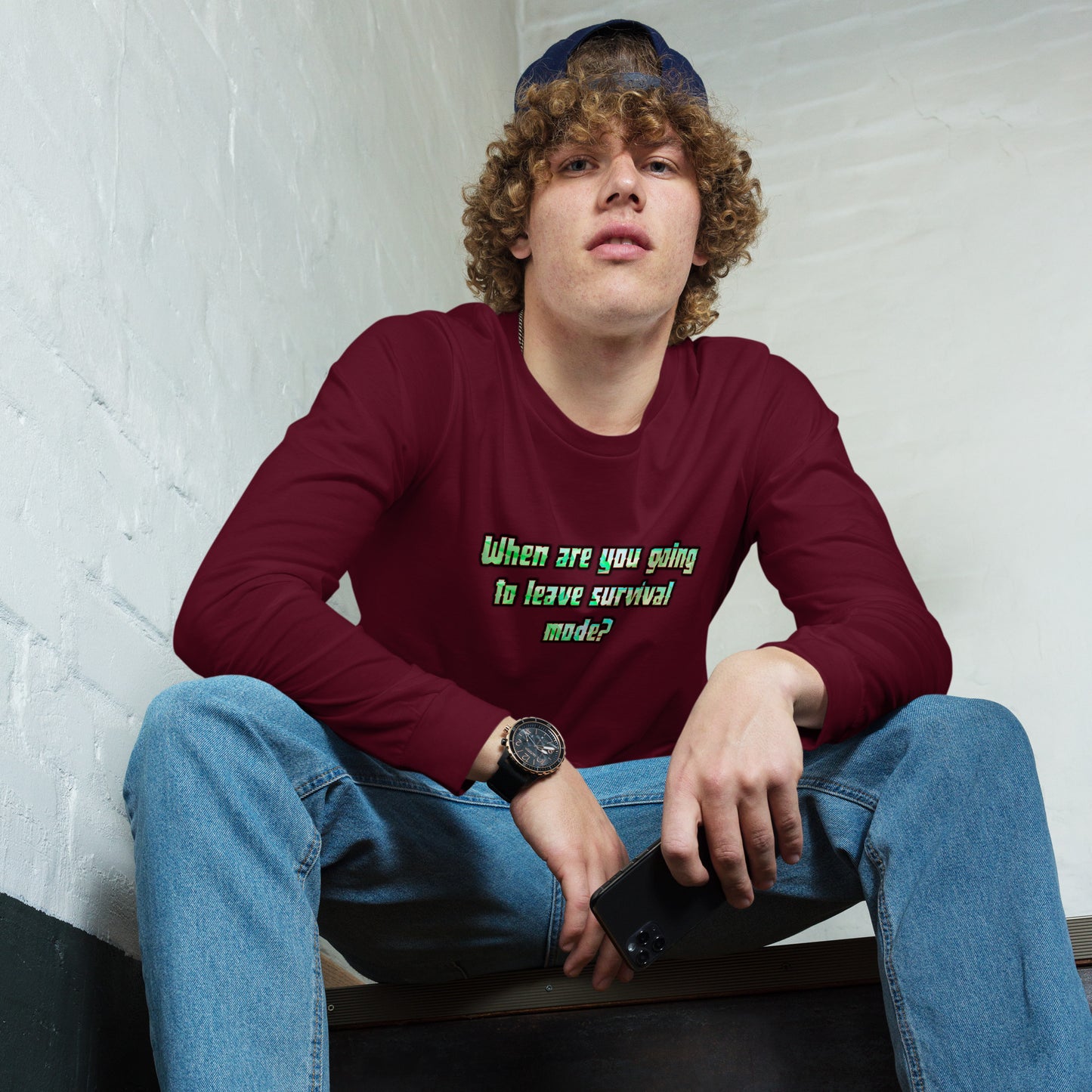 Survival Mode Unisex Long Sleeve Tee