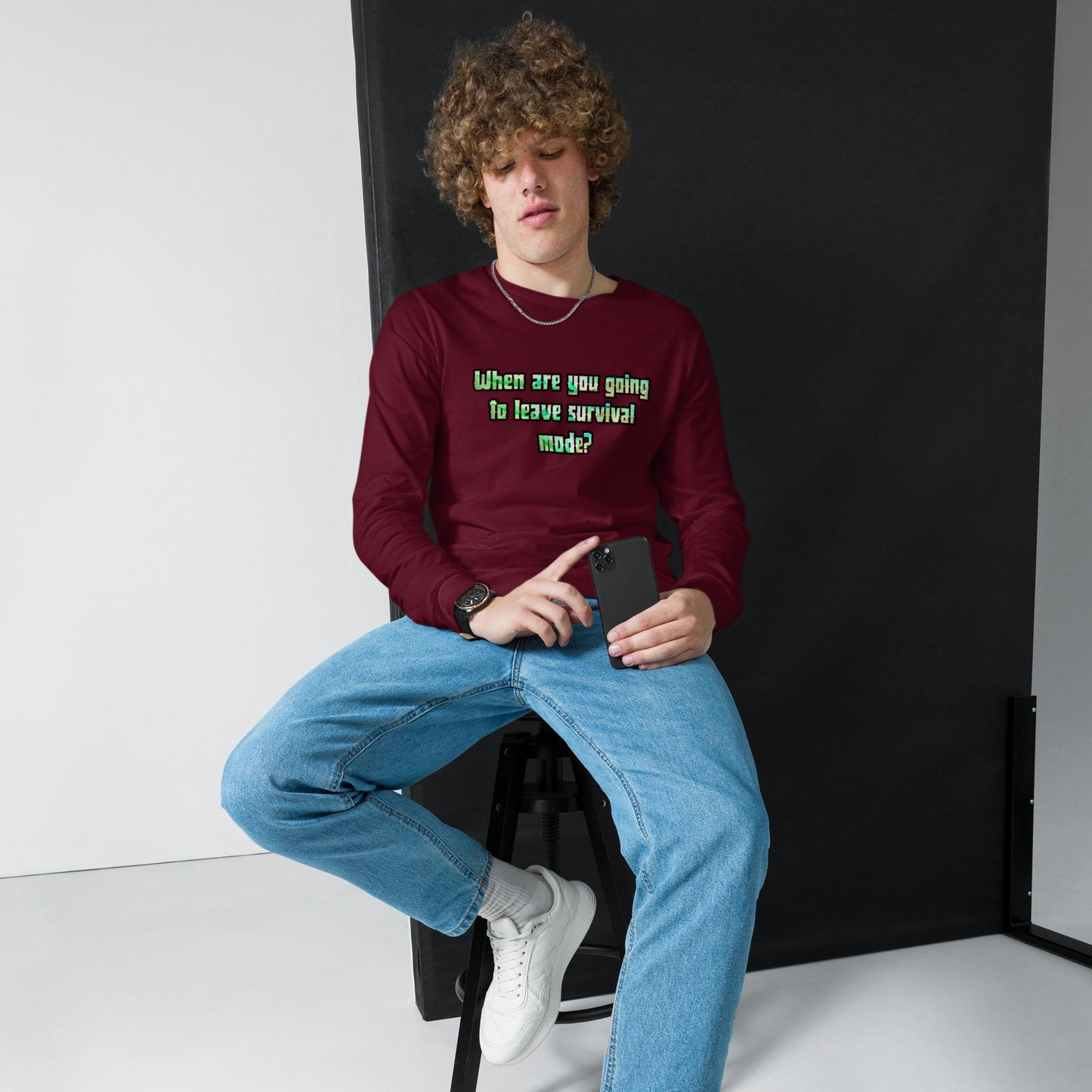Survival Mode Unisex Long Sleeve Tee