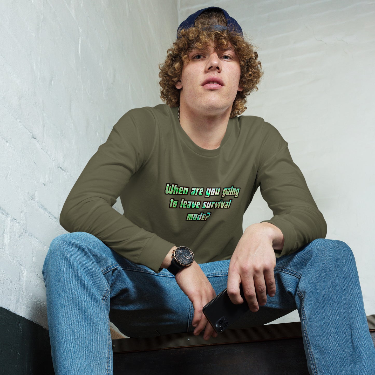 Survival Mode Unisex Long Sleeve Tee
