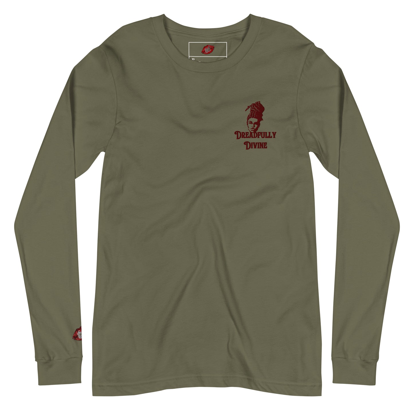 DD Woman #2 (Maroon) Unisex Long Sleeve Tee