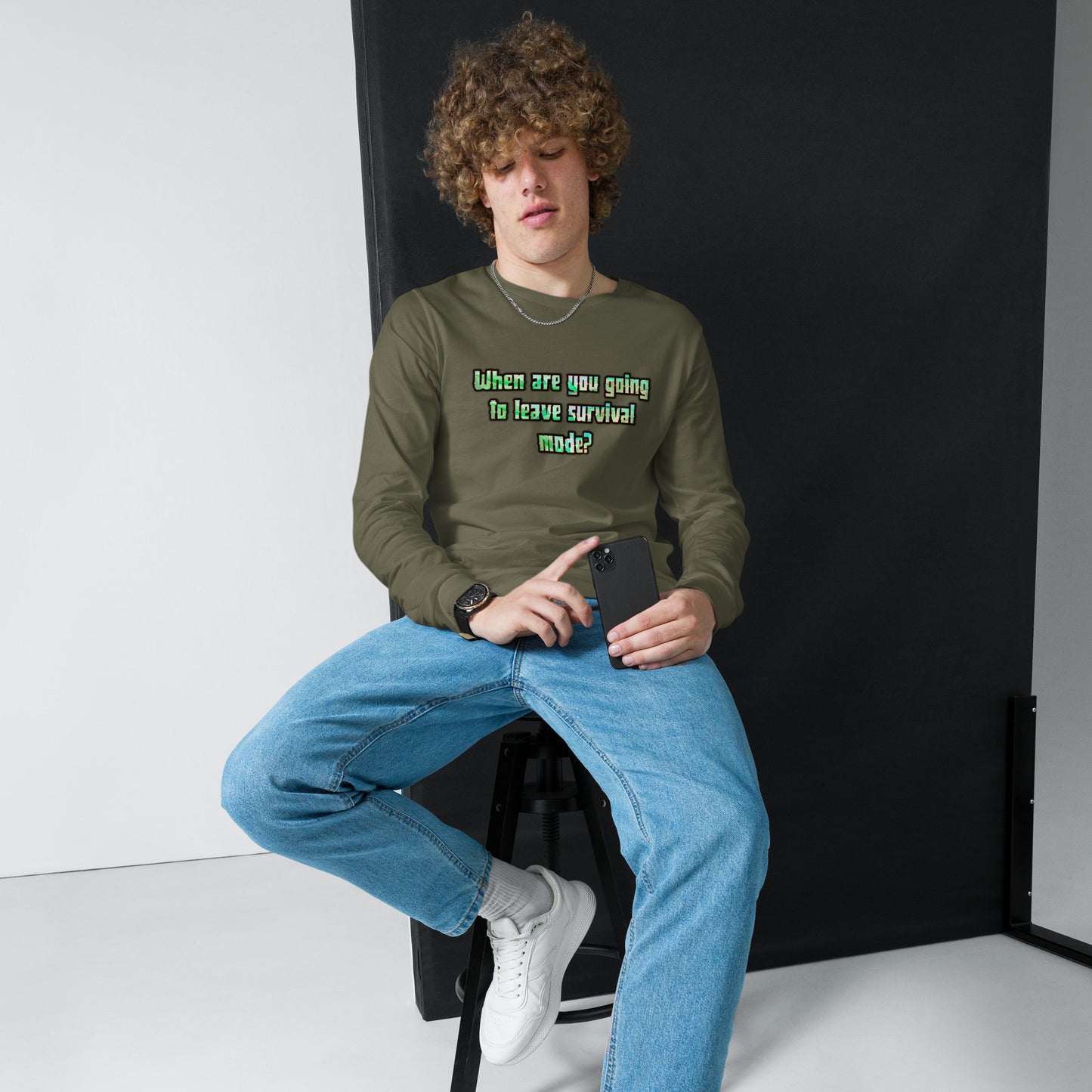 Survival Mode Unisex Long Sleeve Tee