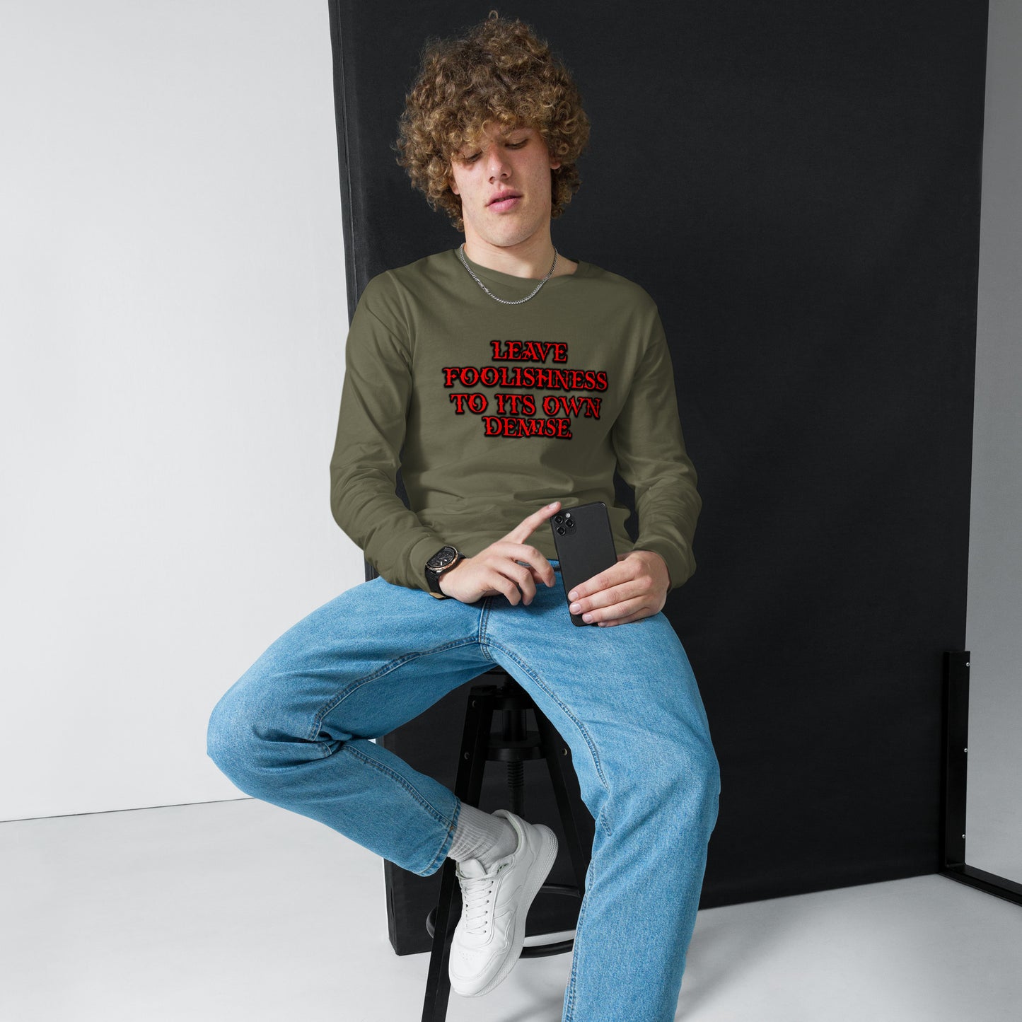 Foolishness Unisex Long Sleeve Tee