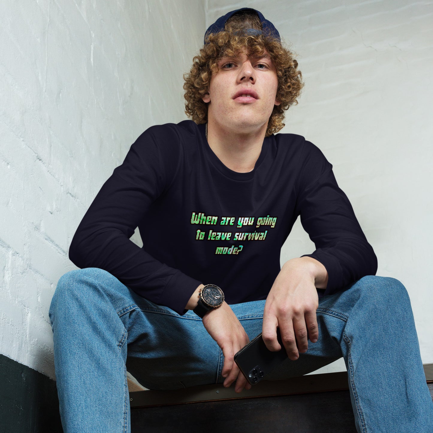 Survival Mode Unisex Long Sleeve Tee
