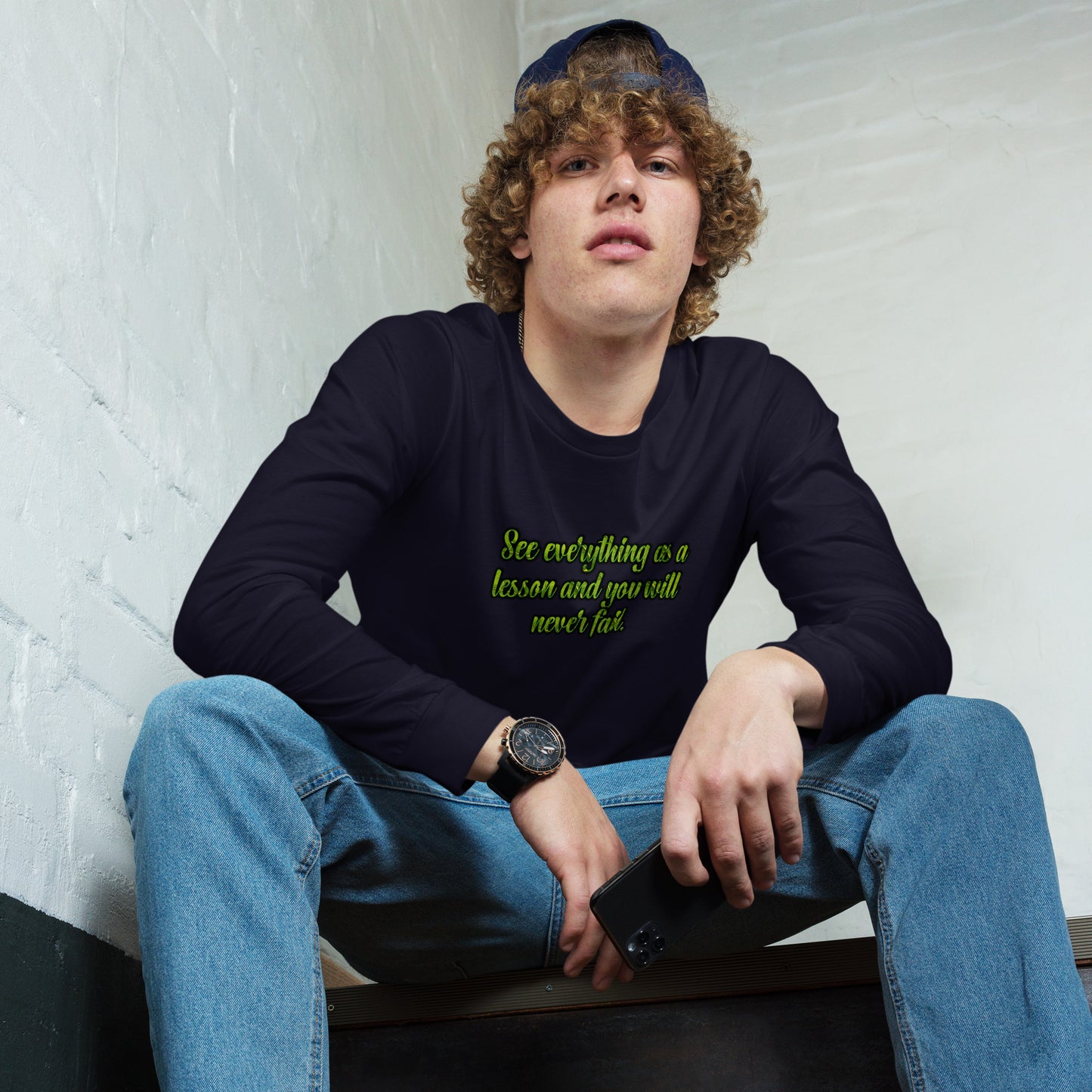 A Lesson #1 Unisex Long Sleeve Tee