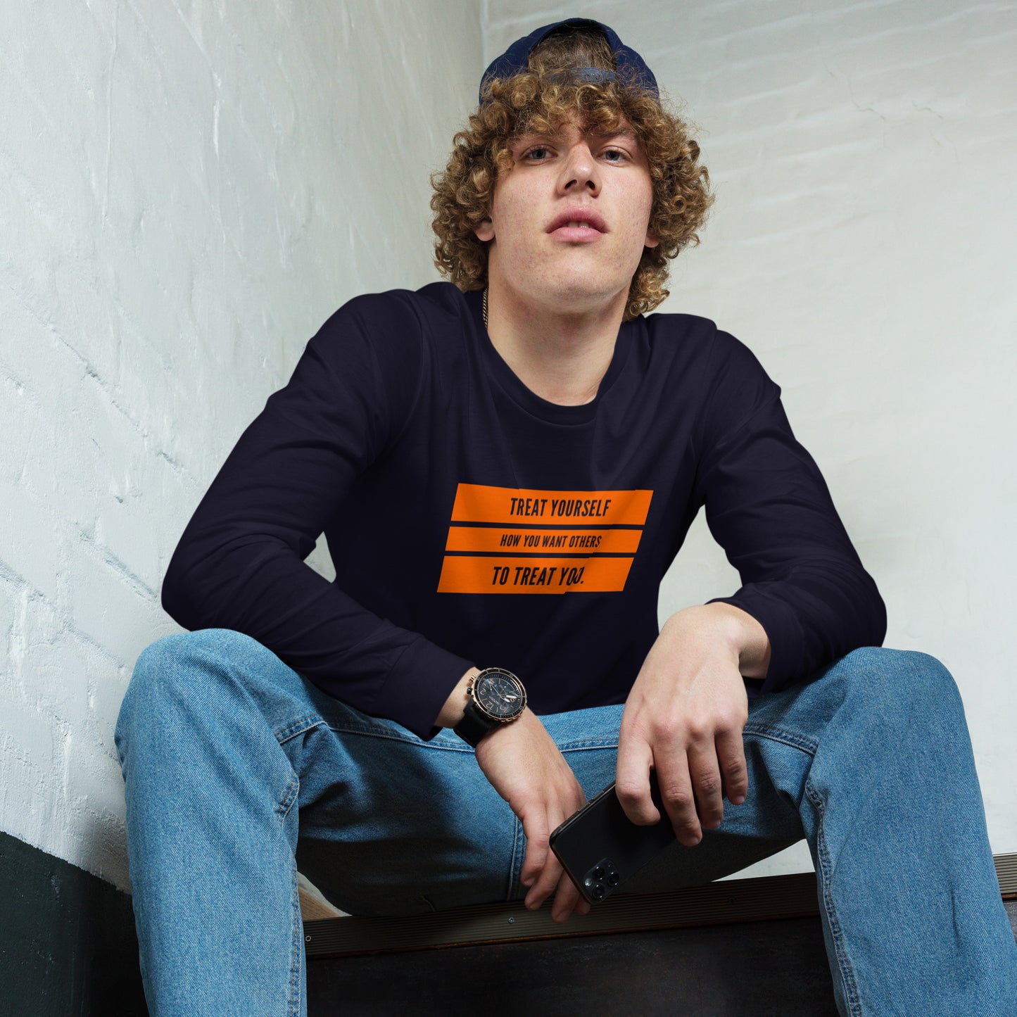 Treat Yourself Unisex Long Sleeve Tee