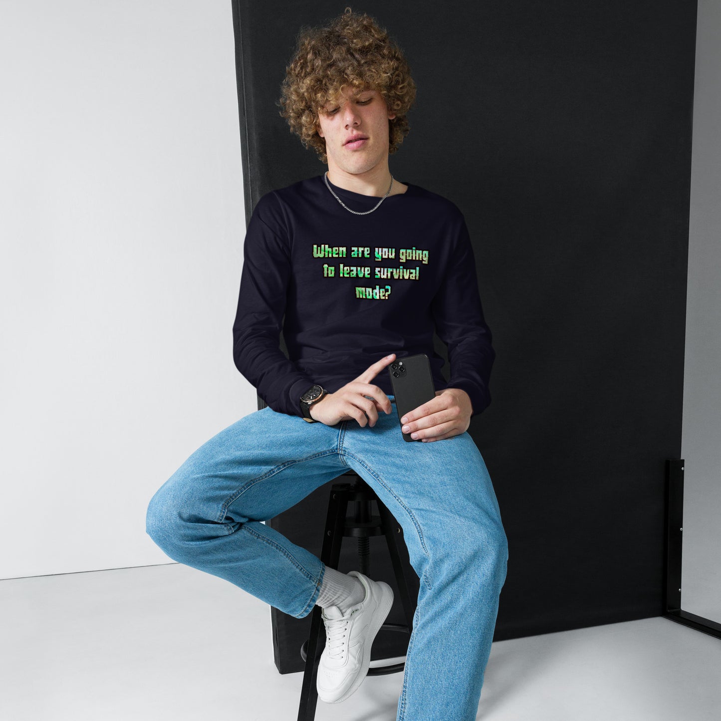 Survival Mode Unisex Long Sleeve Tee