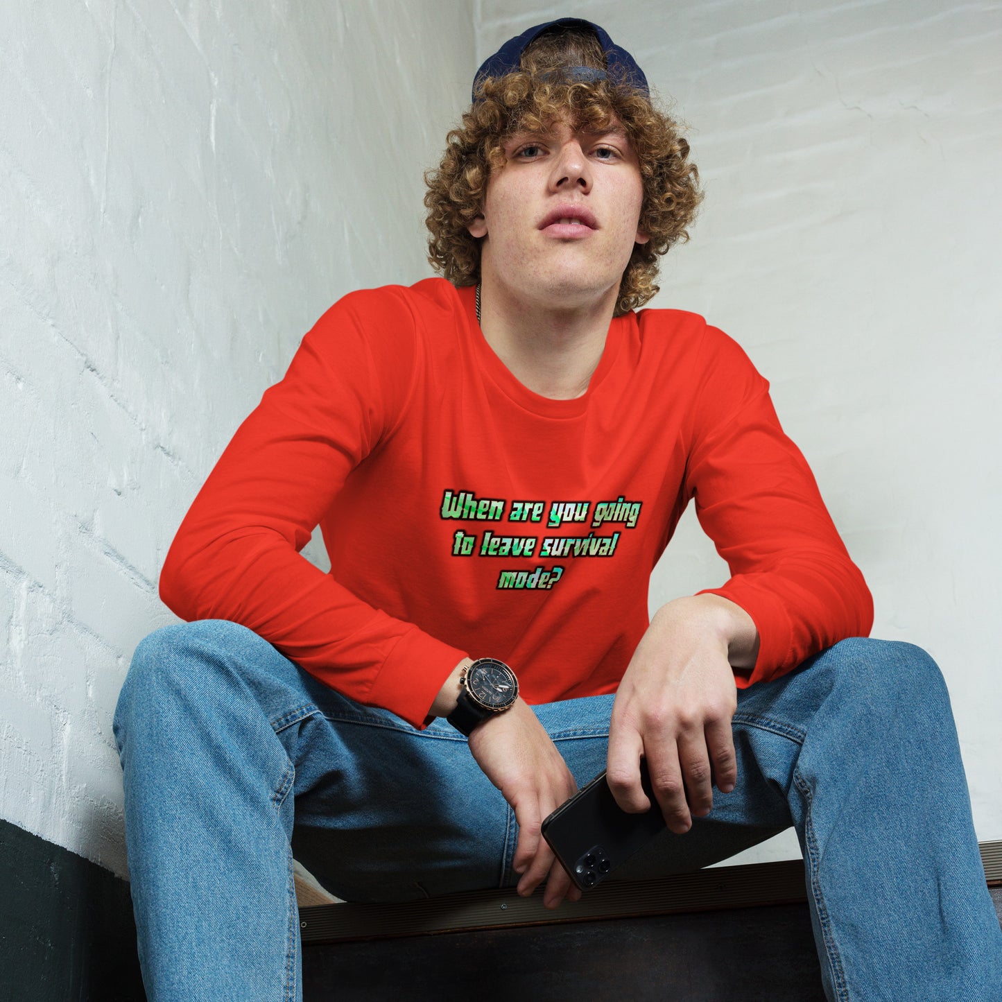 Survival Mode Unisex Long Sleeve Tee