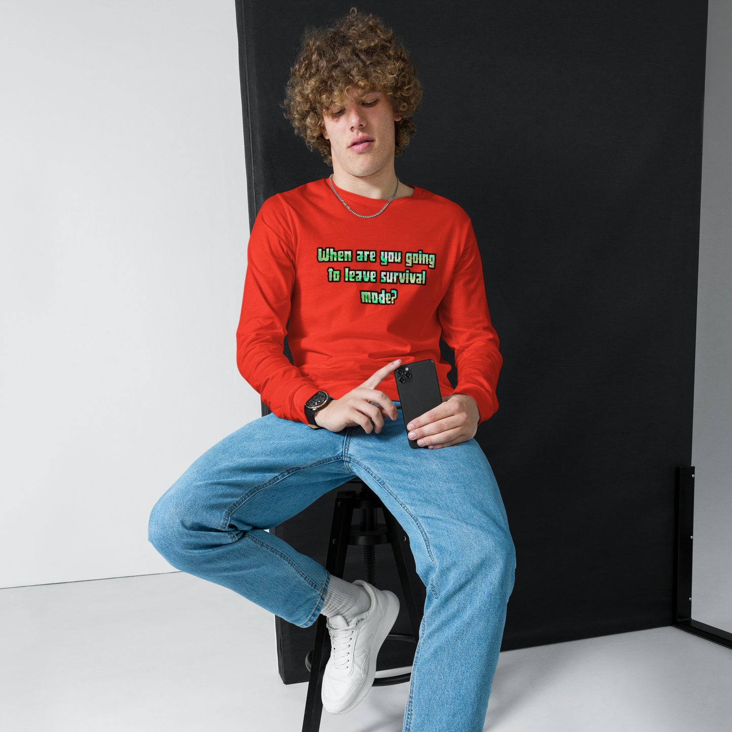 Survival Mode Unisex Long Sleeve Tee