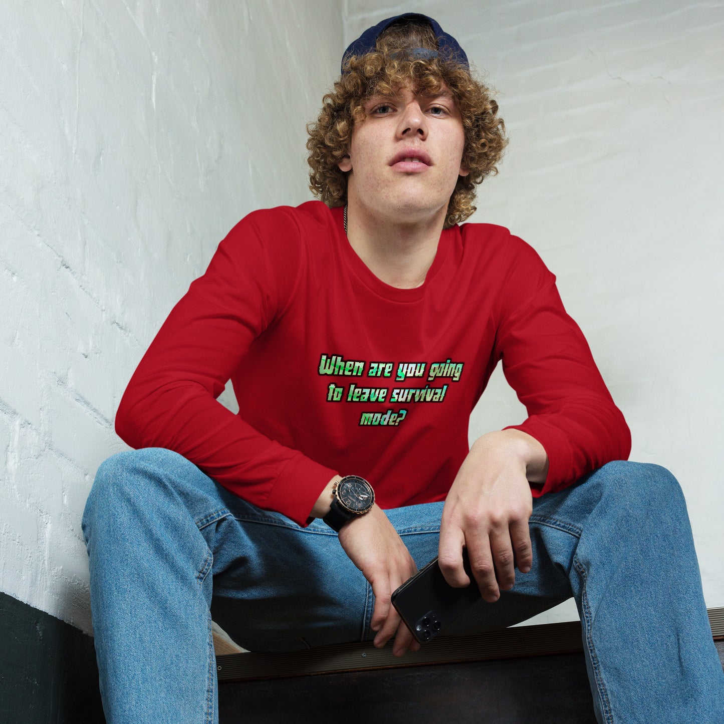 Survival Mode Unisex Long Sleeve Tee