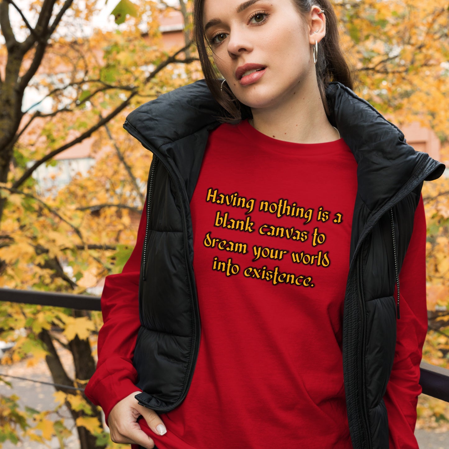 Blank Canvas (Gold) Unisex Long Sleeve Tee