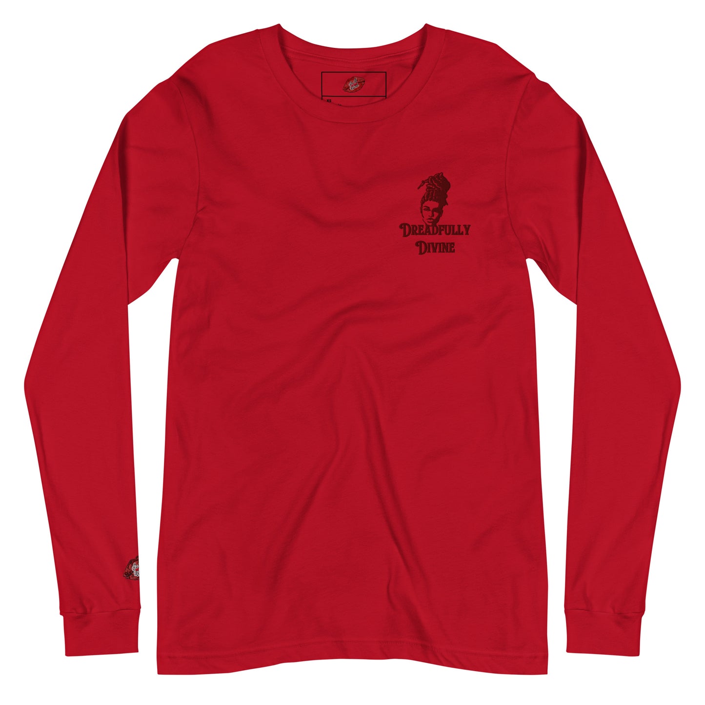 DD Woman #2 (Maroon) Unisex Long Sleeve Tee