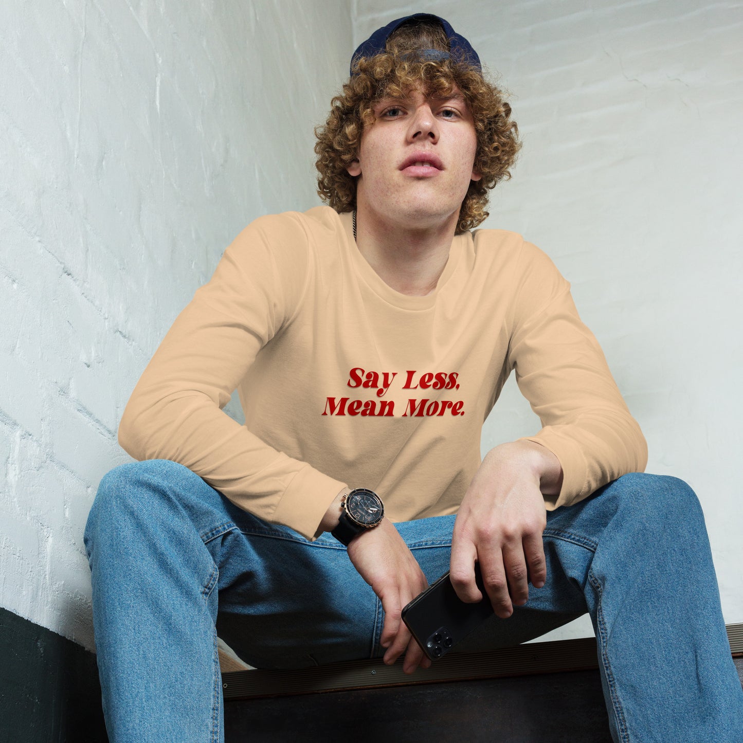 Say Less Unisex Long Sleeve Tee