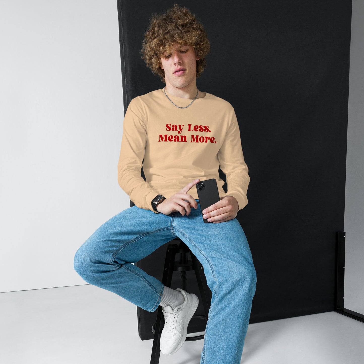 Say Less Unisex Long Sleeve Tee