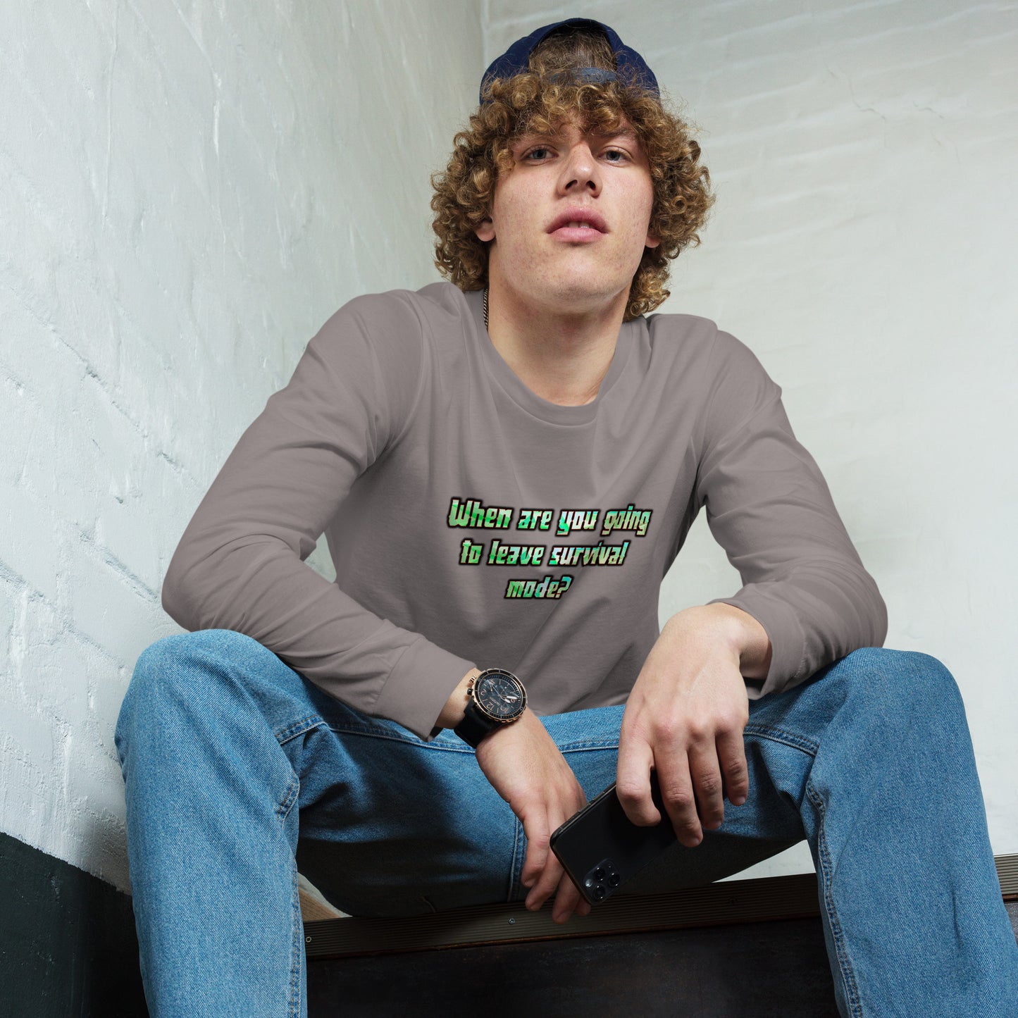 Survival Mode Unisex Long Sleeve Tee
