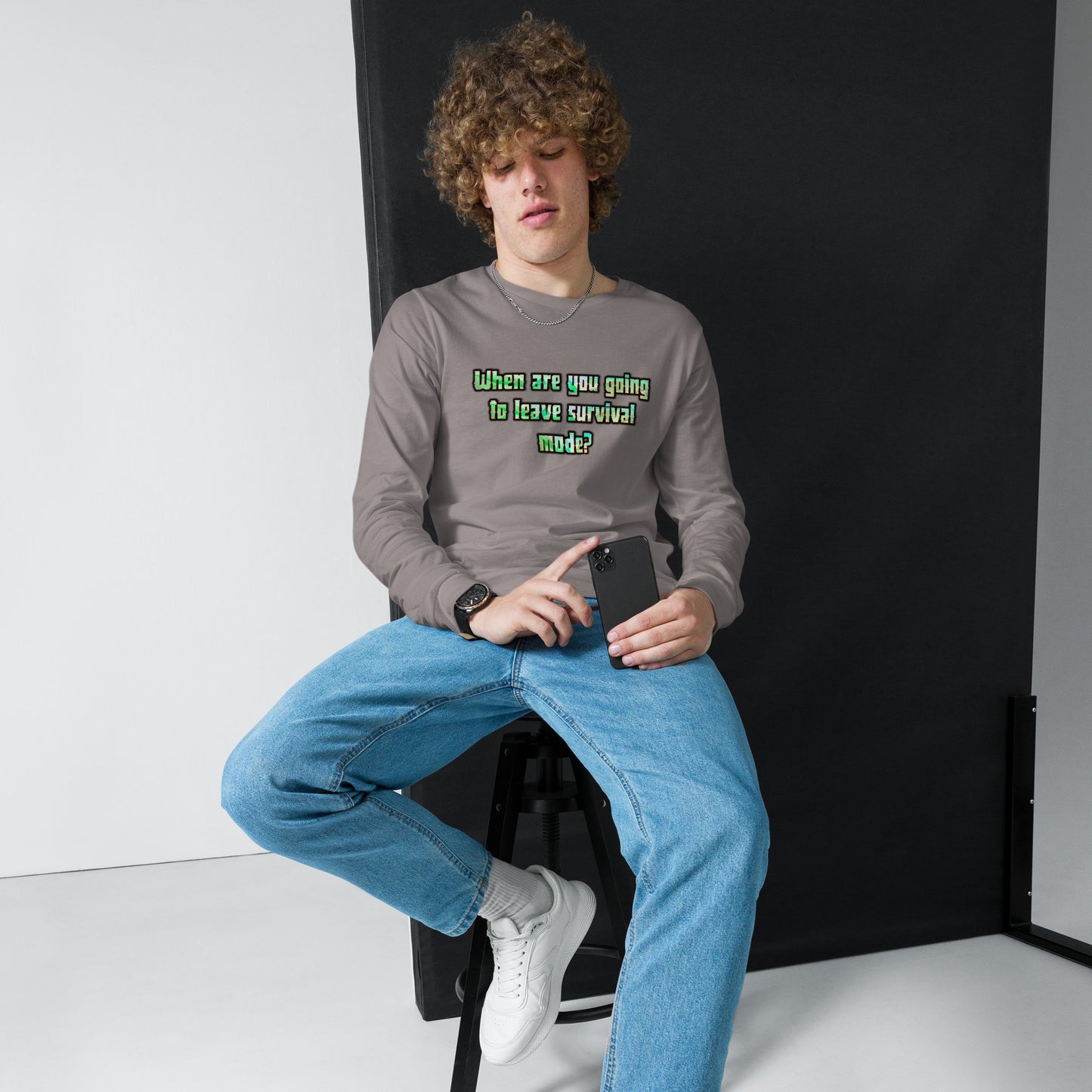 Survival Mode Unisex Long Sleeve Tee