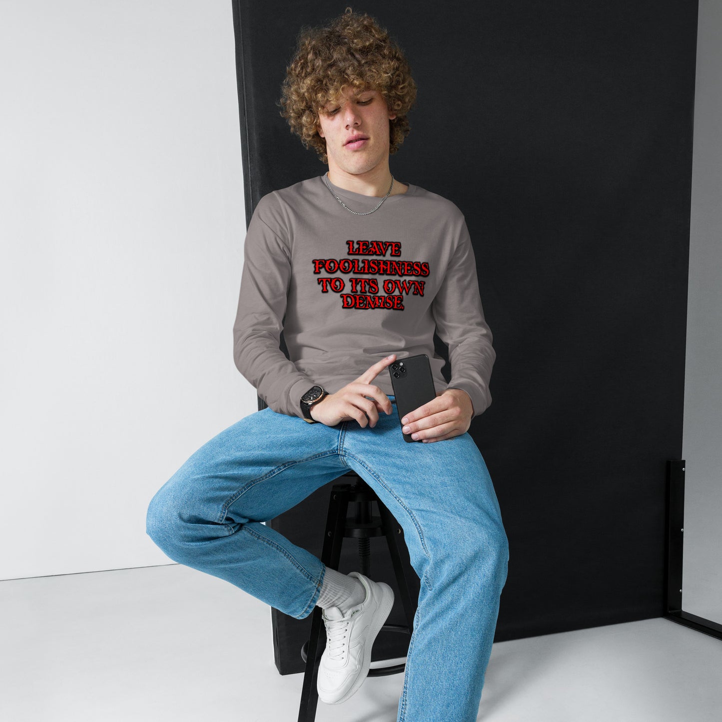 Foolishness Unisex Long Sleeve Tee