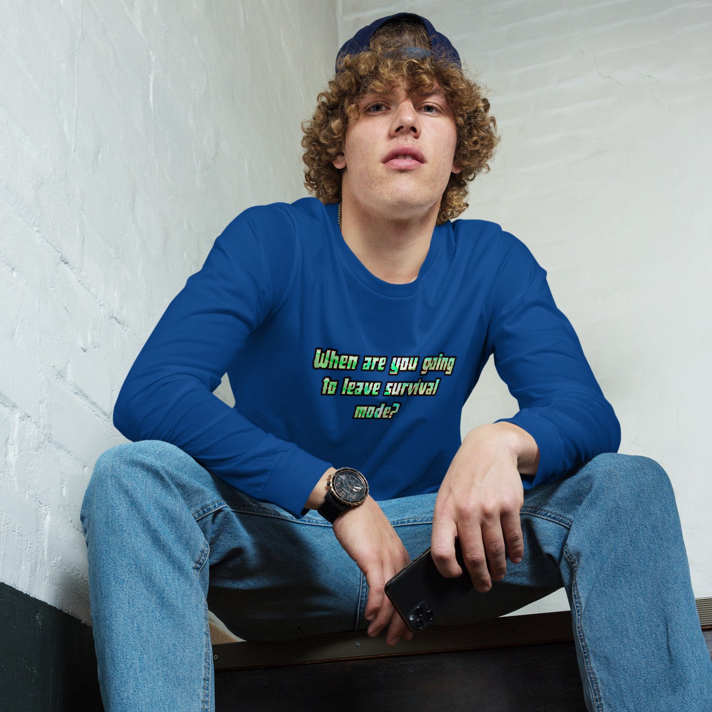 Survival Mode Unisex Long Sleeve Tee