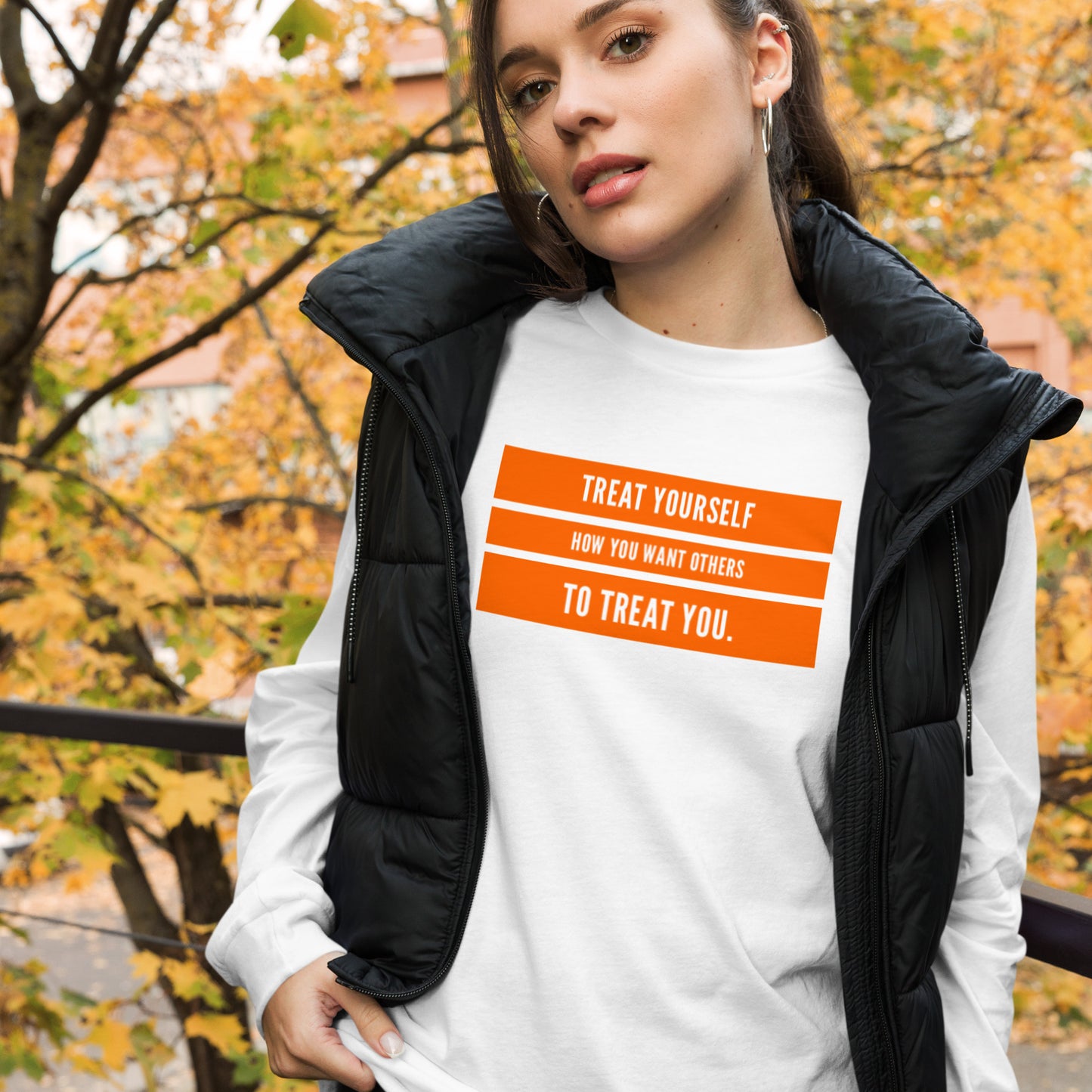 Treat Yourself Unisex Long Sleeve Tee