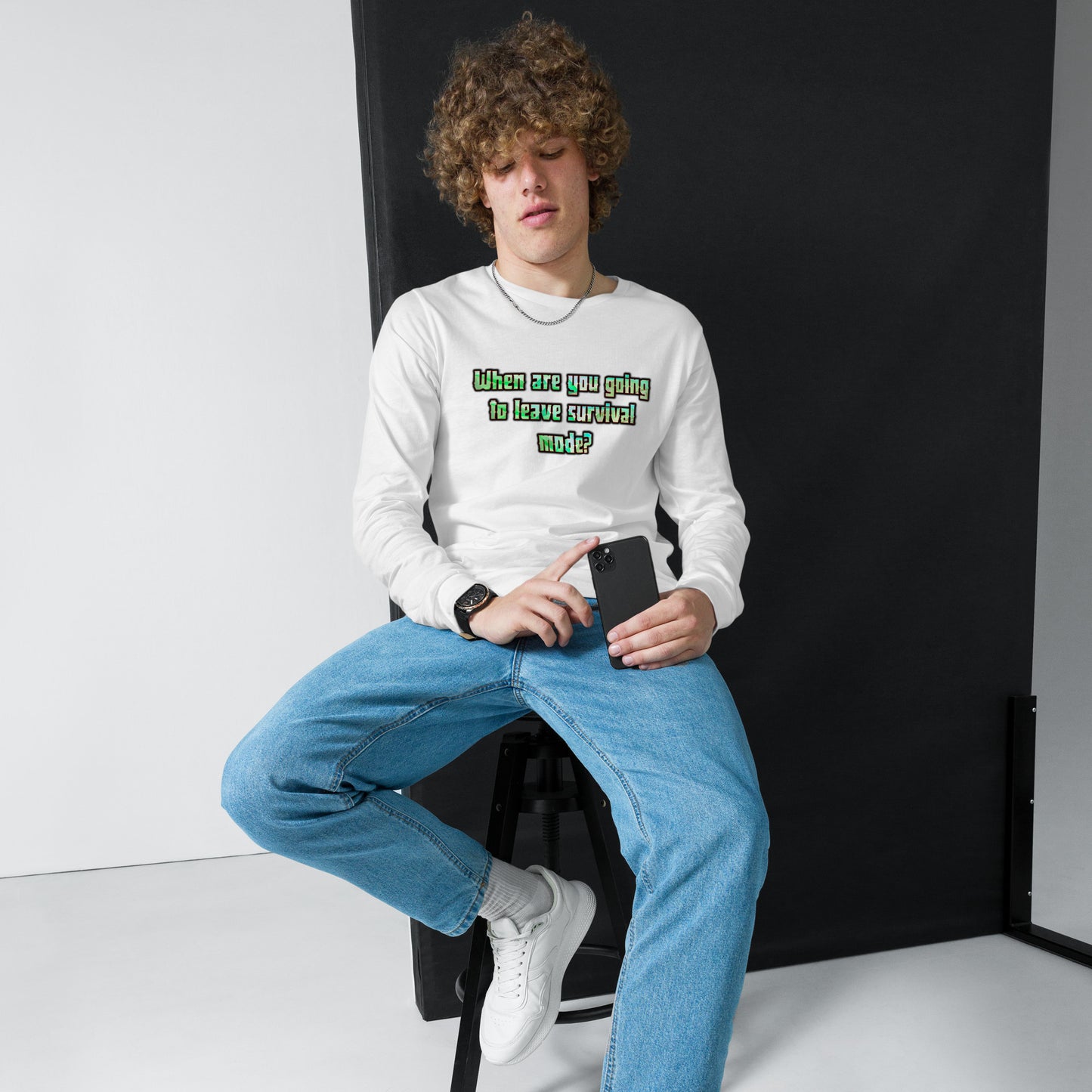 Survival Mode Unisex Long Sleeve Tee