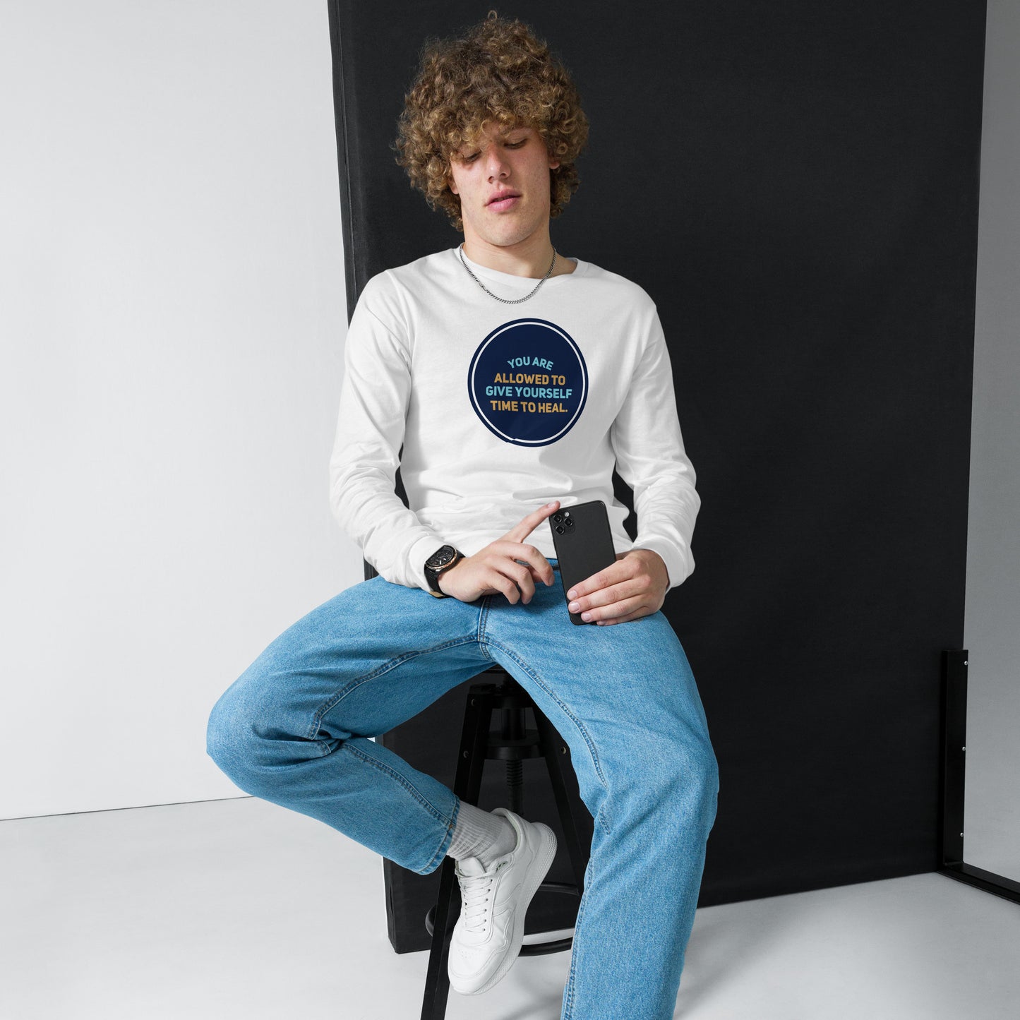 Healing Circle #1 Unisex Long Sleeve Tee