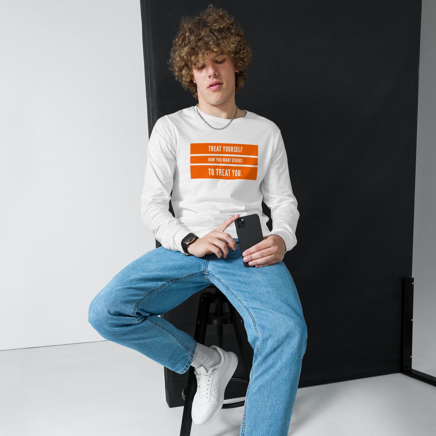 Treat Yourself Unisex Long Sleeve Tee