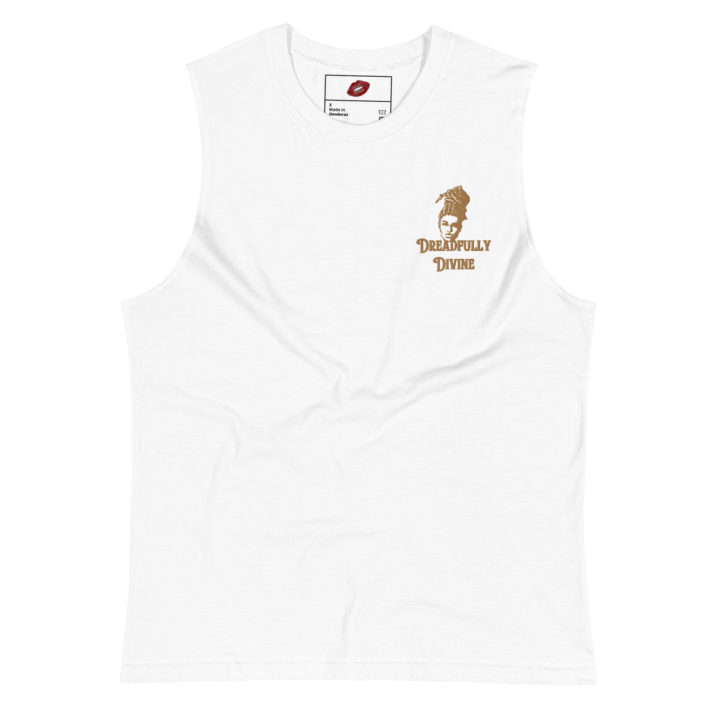 DD Woman #2 (Gold) Unisex Muscle Shirt