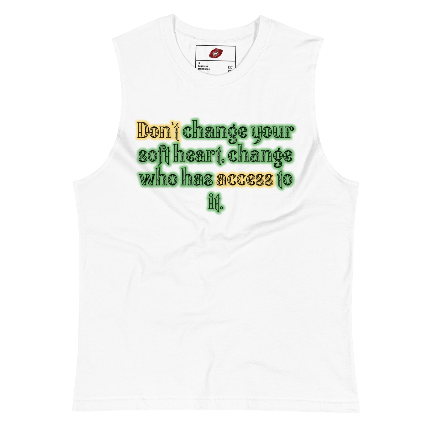 Soft Heart Unisex Muscle Shirt
