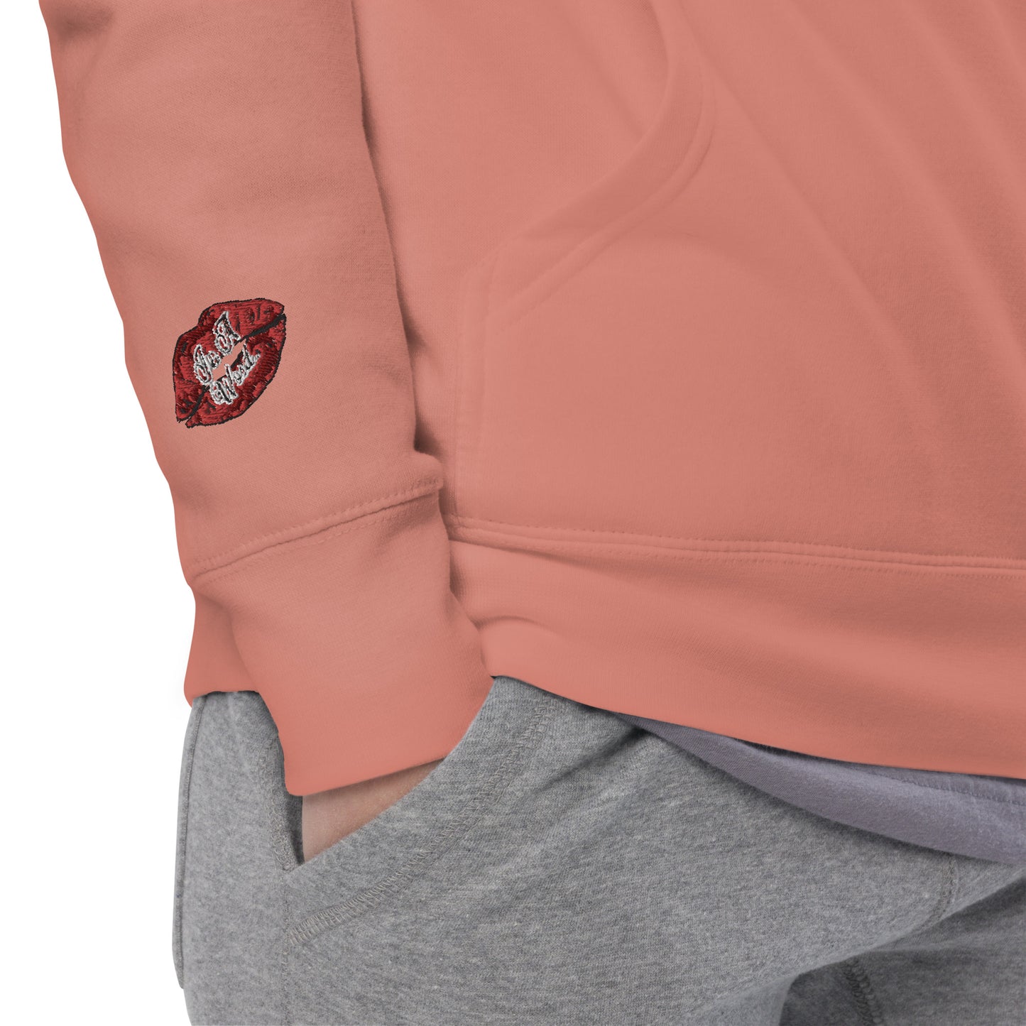 DD Woman #2 (Multi-color) Embroidered Unisex Premium Hoodie