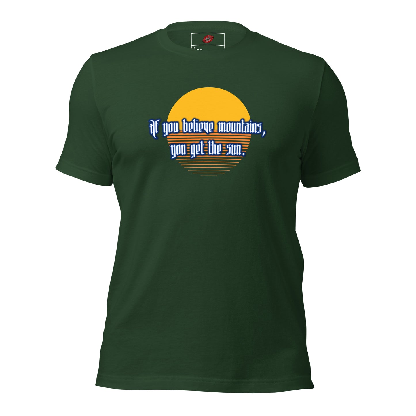 Believe Mountains Unisex Staple T-shirt