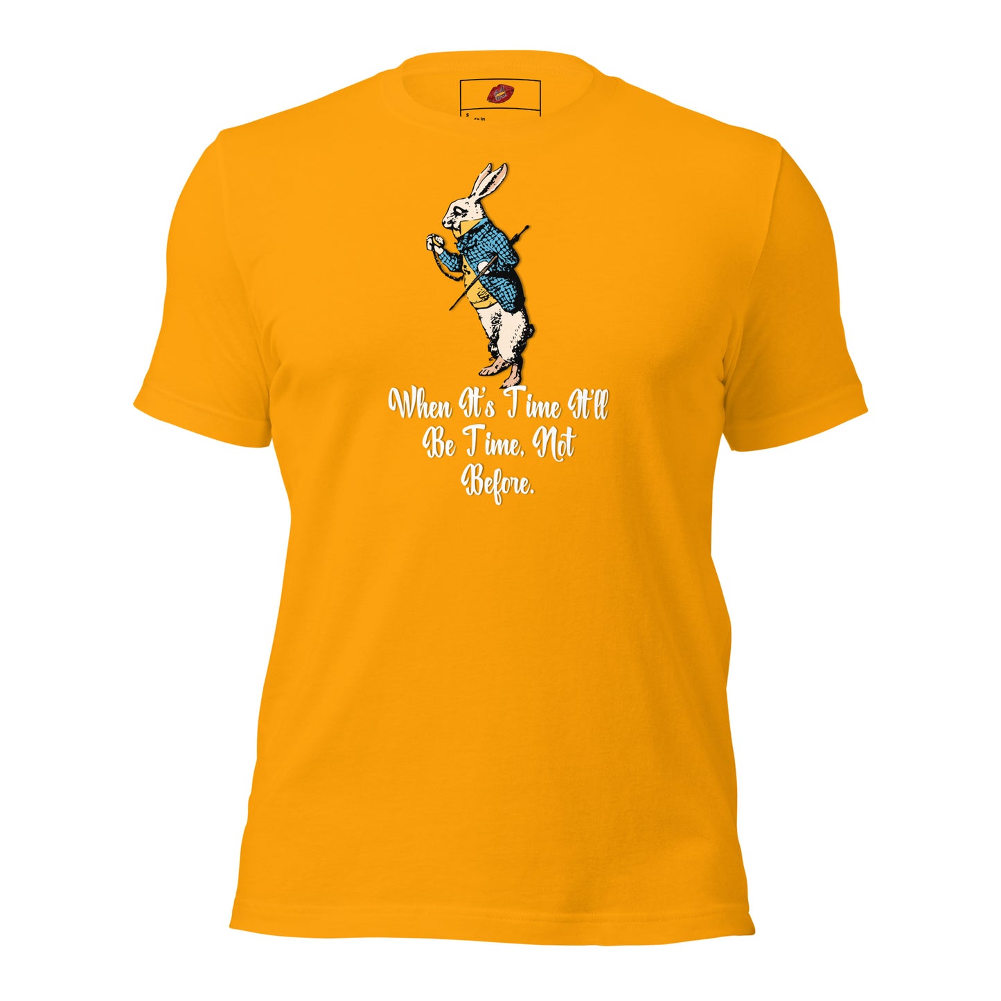 Rabbit (White) Unisex Staple T-shirt