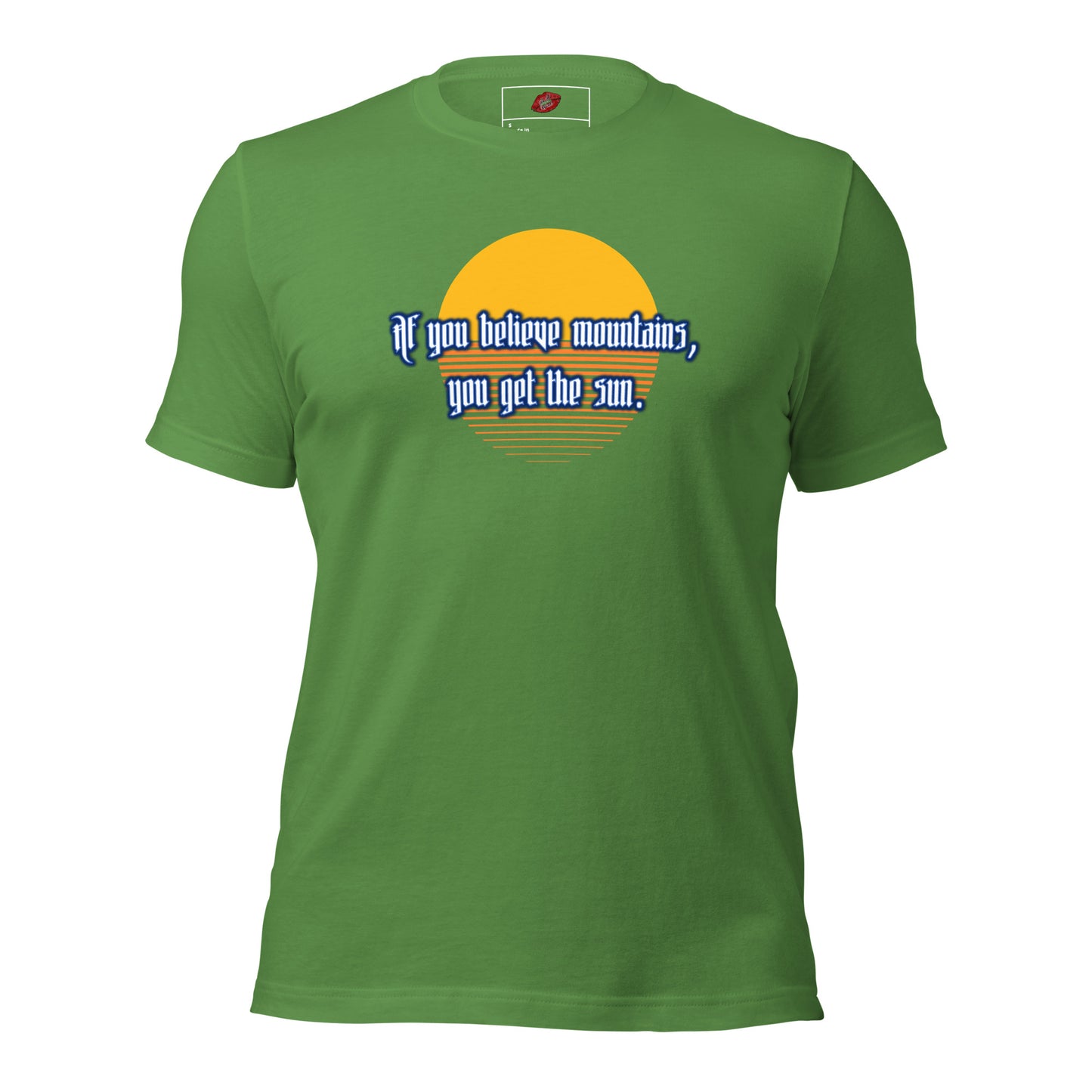 Believe Mountains Unisex Staple T-shirt