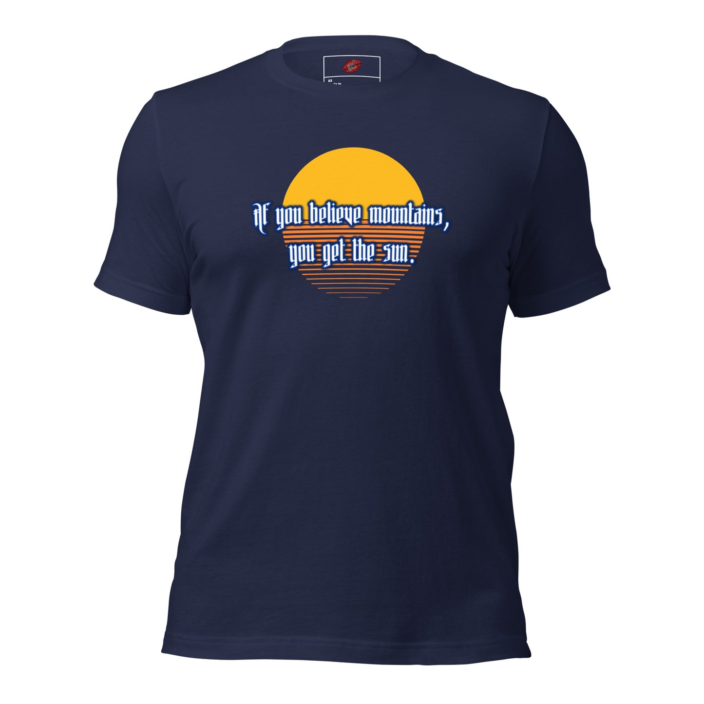 Believe Mountains Unisex Staple T-shirt